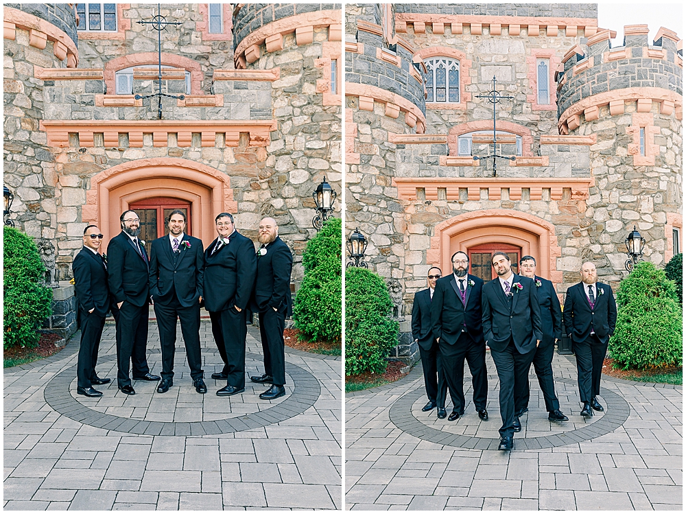 Searles Castle wedding groomsmen