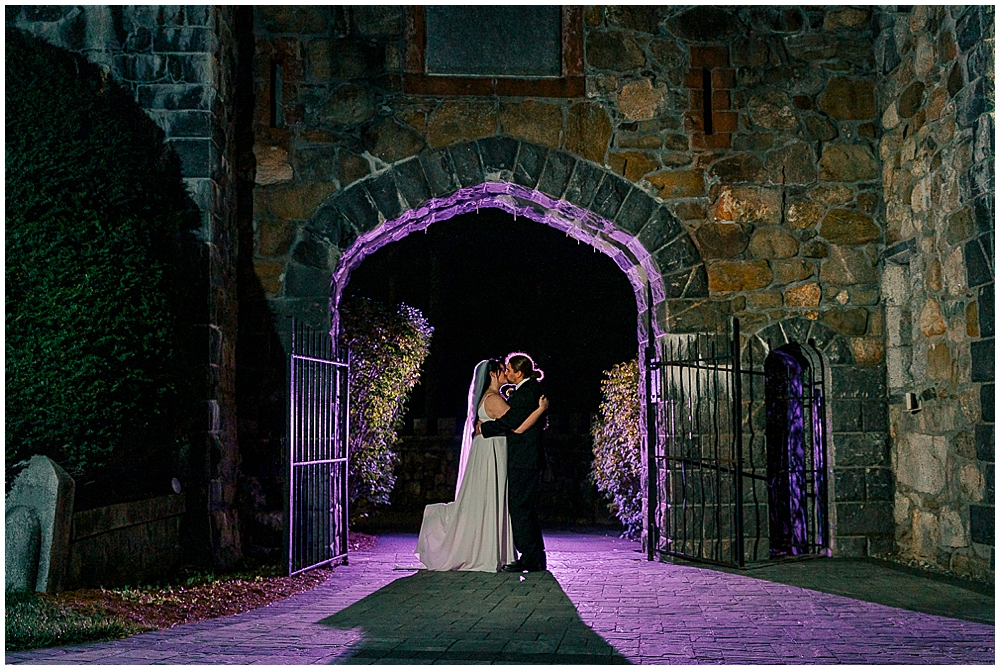 Searles Castle wedding night photos