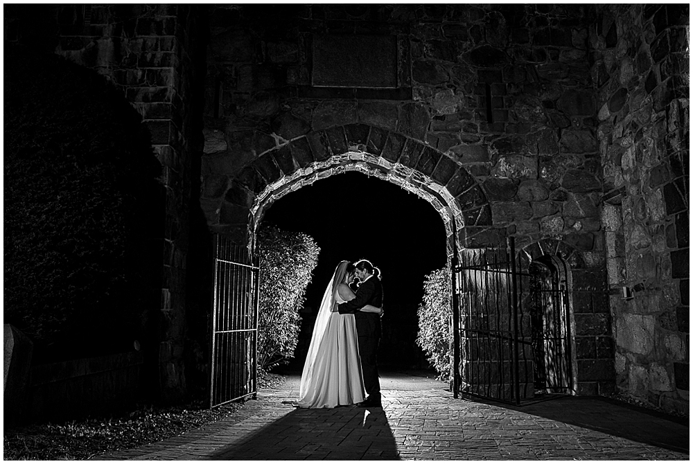 Searles Castle wedding night photos