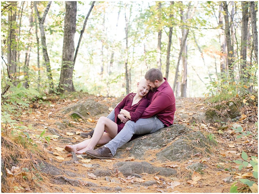 Fall engagement session in New England