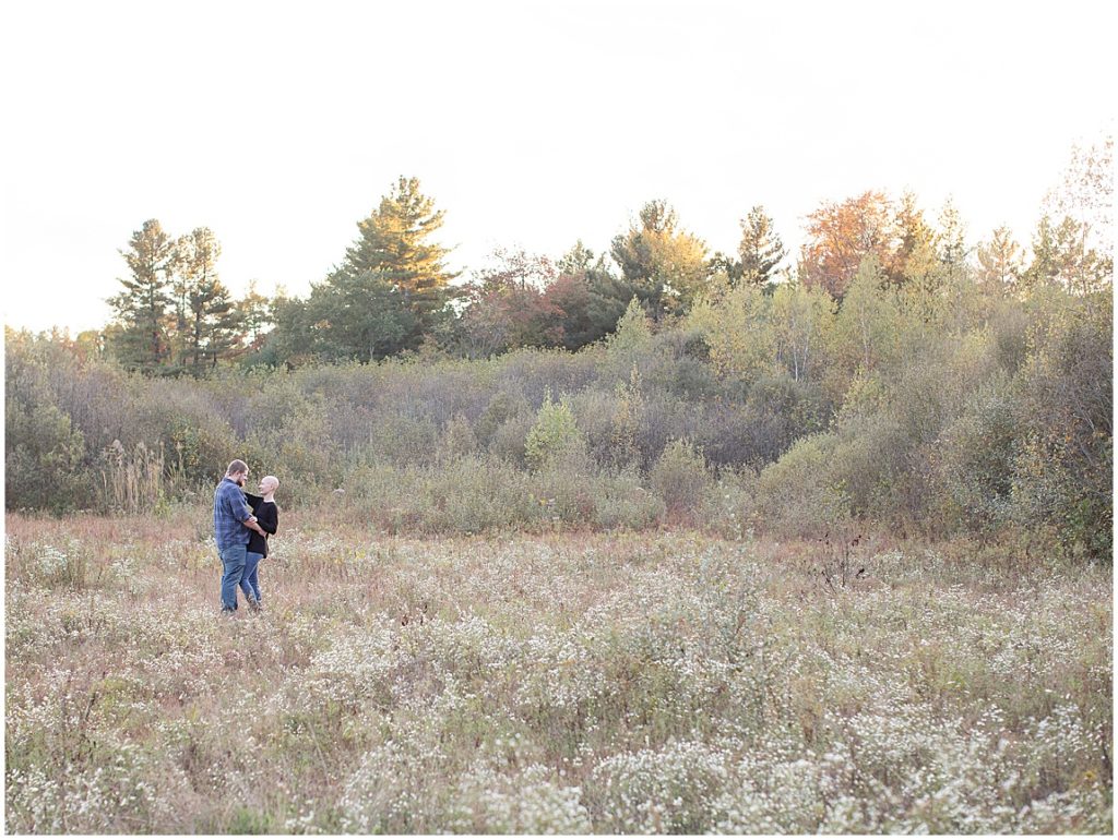 Fall engagement session in New England