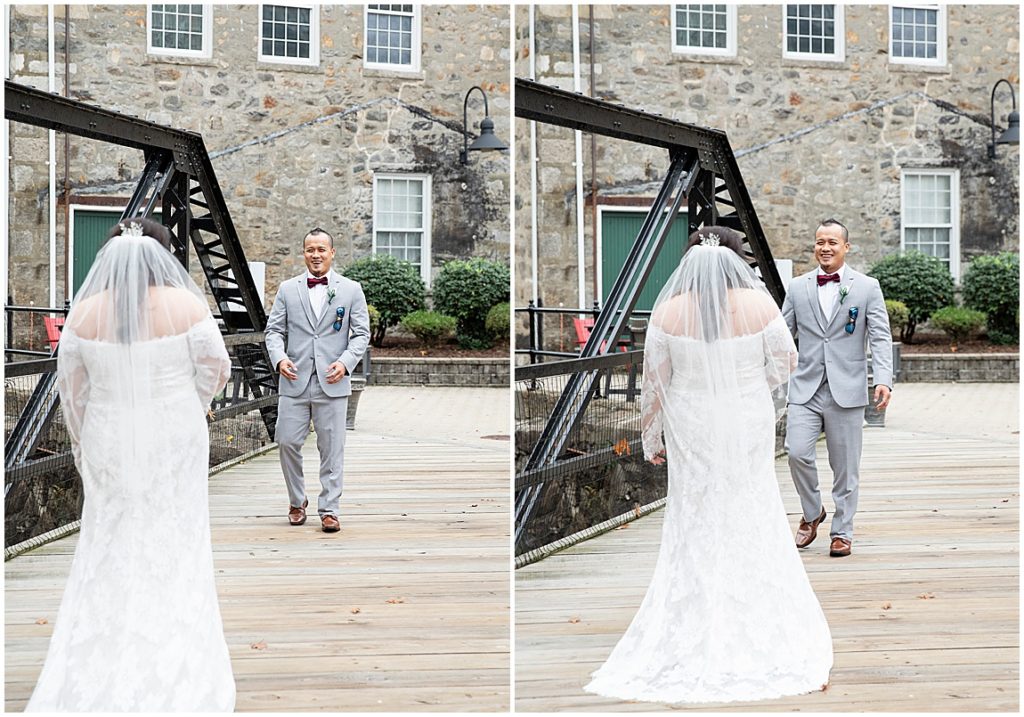 First look wedding Rhode Island