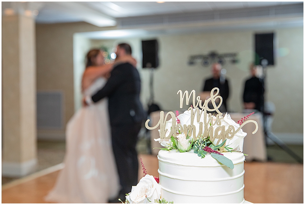 Atkinson Country Club fall wedding in the Tuscany Room 